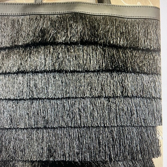 Nine West tote Womens Purse Handback Fringe NWT - Picture 5 of 12